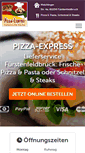 Mobile Screenshot of pizzaexpress-ffb.de